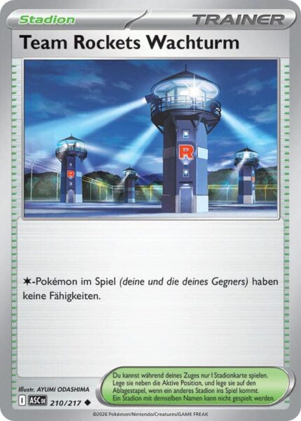 Team-Rockets-Wachturm-210-217-ASC-Erhabene-Helden-Pokémon-Karte-Deutsch