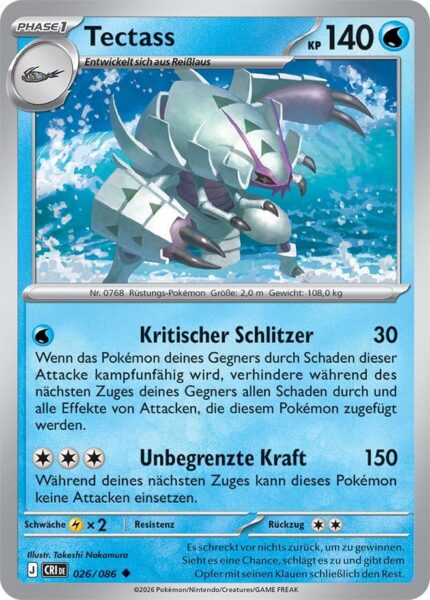 Tectass-026-086-Wachsendes-Chaos-Pokémon-Karte-Deutsch