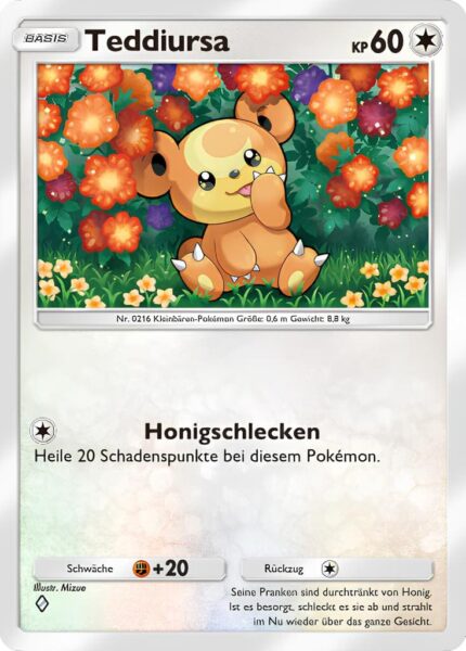 Teddiursa-145-161-Weisheit-von-Meer-und-Himmel-A4-Pokémon-TCG-Sammelkartenspiel-Pocket-Karte
