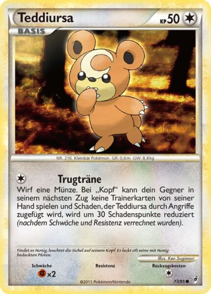 Teddiursa-73-95-Ruf-der-Legenden-Pokémon-Karte-Deutsch-TCG-Sammelkartenspiel
