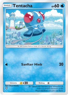 Tentacha-62-Pokémon-TCG-Sammelkartenspiel-Pocket-Unschlagbare-Gene-Digitale-Karte