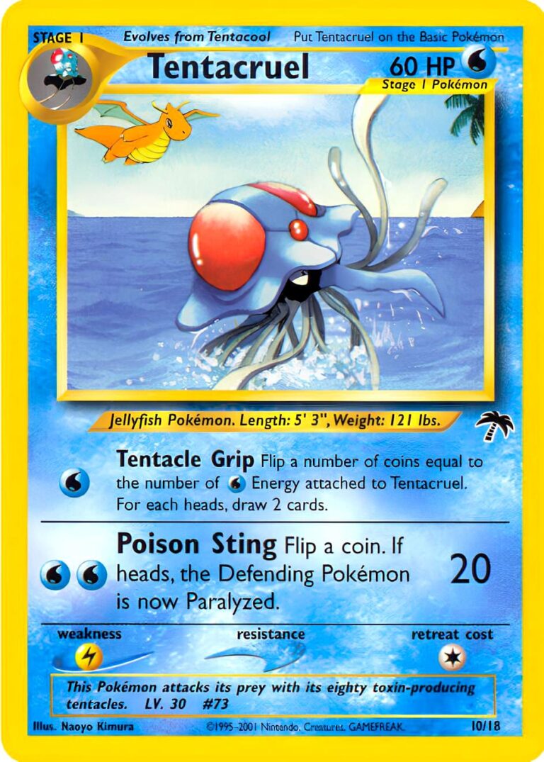 Tentacruel-Tentoxa-10-18-Southern-Islands-Pokémon-Karte-2001-Englisch