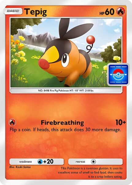 Tepig-Floink-058-P-B-Promo-Karte-Pokémon-TCG-Sammelkartenspiel-Pocket-Englisch