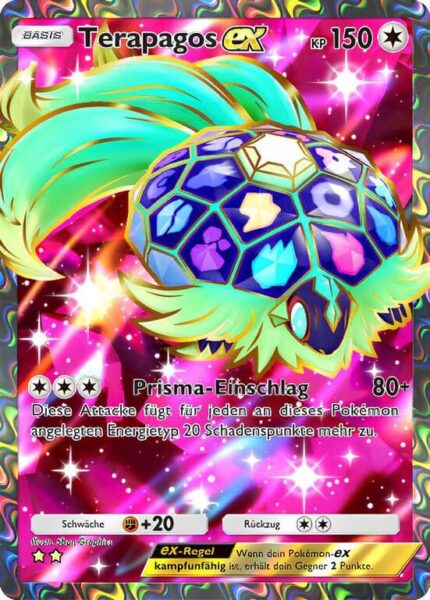 Terapagos-ex–085-074-B3a-Paradoxansturm-Pokémon-TCG-Sammelkartenspiel-Pocket-Karte-Deutsch