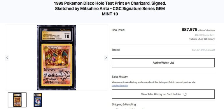 Test-Print-Charizard-4-102-Pokémon-Karte-CGC-10-1999-TCG-Höchspreise-Preis
