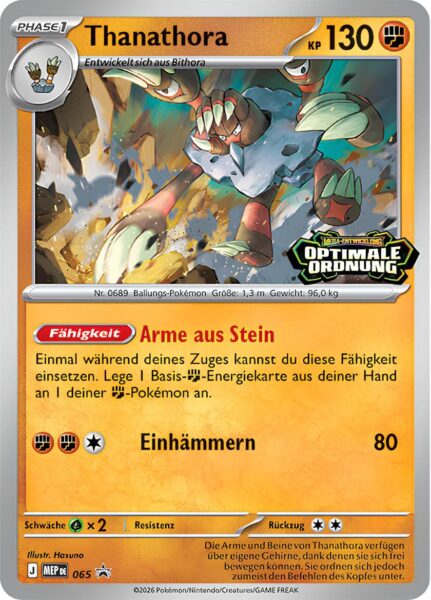 Thanathora-MEP-DE-065-Optimale-Ordnung-Prerelease-Promo-Pokémon-Karte-Deutsch