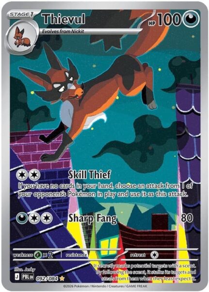 Thievul-092-084-Pitch-Black-Dunkelnacht-Illustration-Rare-Pokémon-Karte-Englisch-neu-1