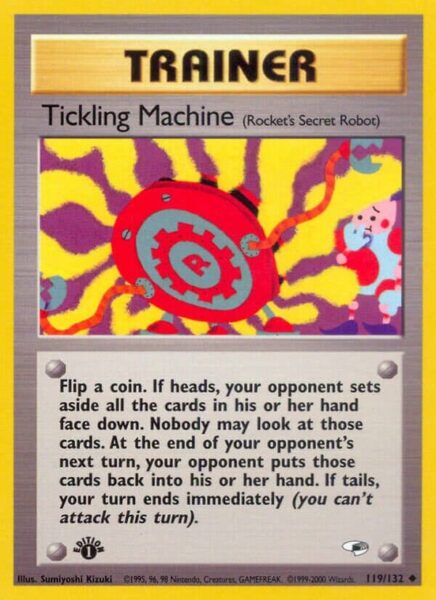 Tickling-Machine-119-132-Gym-Heroes-Pokémon-Karte-Englisch-TCG-Sammelkartenspiel-2000