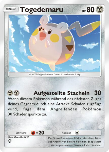 Togedemaru-048-069-A3b-Evoli-Hain-Pokémon-TCG-Sammelkartenspiel-Pocket-Karte-Deutsch