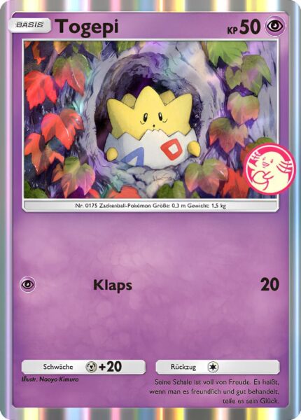 Togepi-041-P-A-Pokémon-TCG-Sammelkartenspiel-Pocket-Digitale-Promo-Karte-Englisch