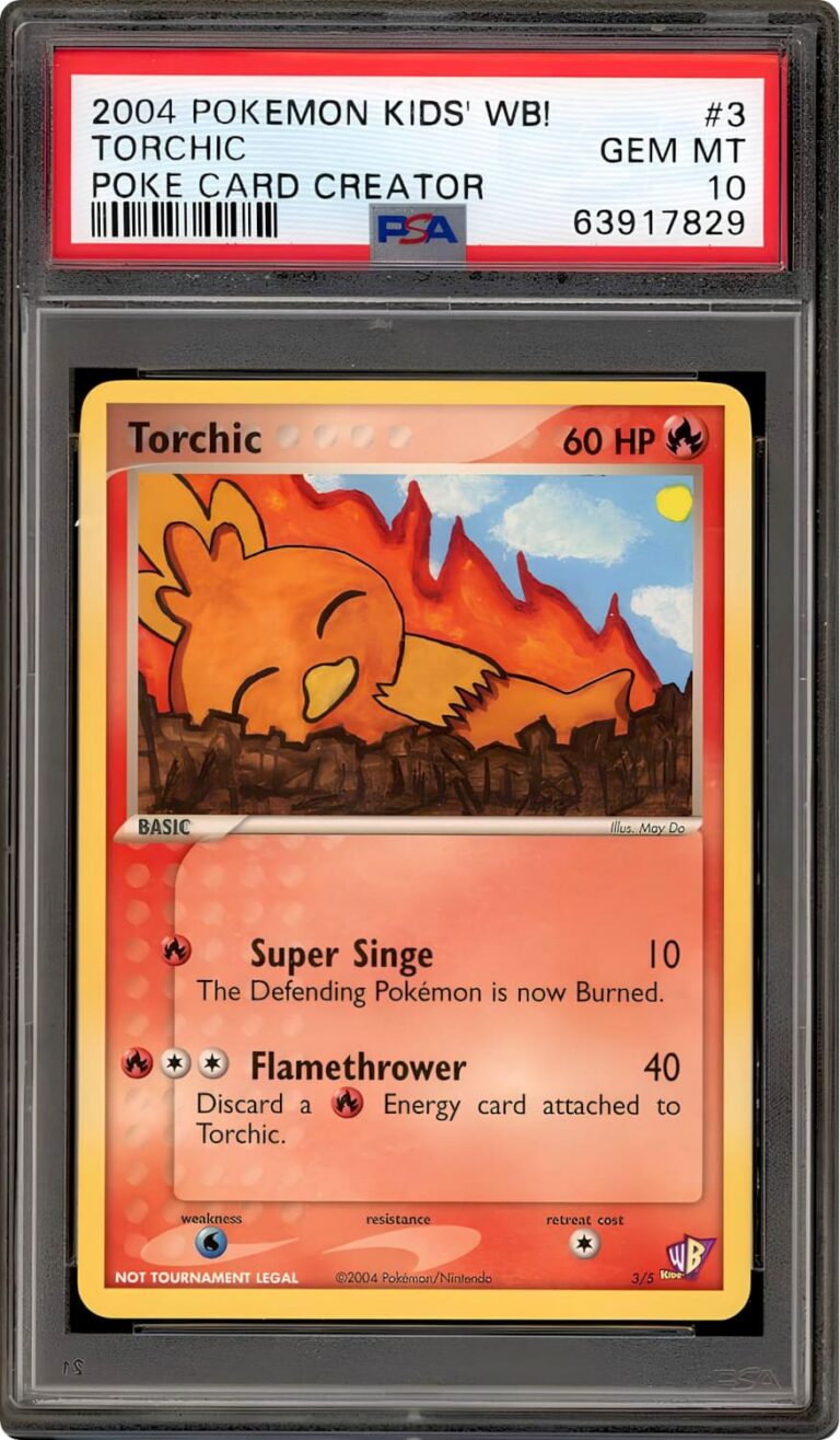 Torchic-Flemmli-3-5-Poké-Card-Creator-Pack-Pokémon-Karte-PSA-10-Englisch