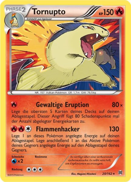 Tornupto-20-162-XY-TURBOstart-Pokémon-Karte-Deutsch