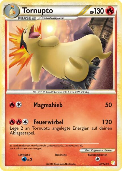 Tornupto-32-123-Heartgold-Soulsilver-Pokémon-Karte-Deutsch-TCG