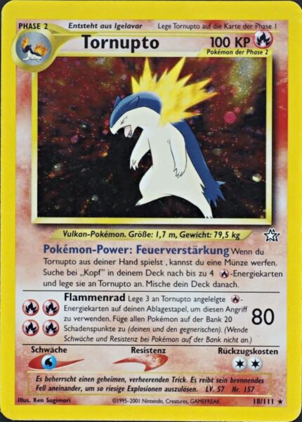 Tornupto_18-111_Neo-Genesis_Pokémon-Karte_Deutsch