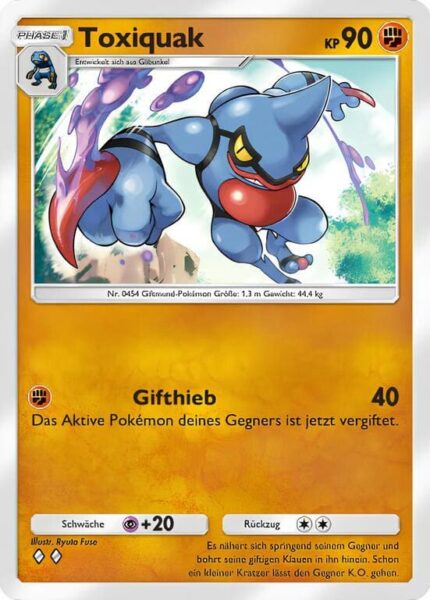 Toxiquak-083-155-B3-Pulsierende-Aura-Pokémon-TCG-Sammelkartenspiel-Pocket-Karte-Deutsch