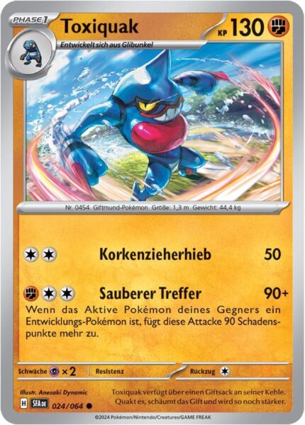 Toxiquak_024-064_SFA-DE_Nebel-der-Sagen_Pokémon-Karte_Deutsch-TCG-Sammelkartenspiel_Karmesin-Purpur