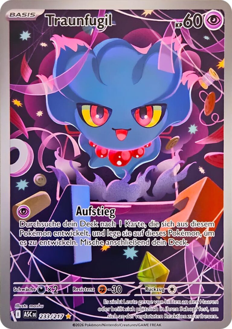 Traunfugil-233-217-ASC-DE-Erhabene-Helden-Illustration-Rare-Pokémon-Karte-Deutsch