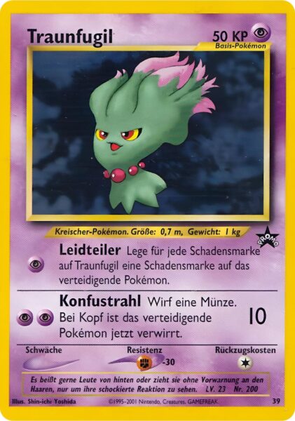 Traunfugil-39-Wizards-Black-Star-Promo-Pokémon-Karte-Deutsch-TCG-Sammelkartenspiel