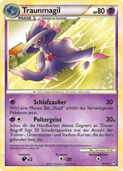 Traunmagil-28-95-Ruf-der-Legenden-Pokémon-Karte-Deutsch-TCG-Sammelkartenspiel