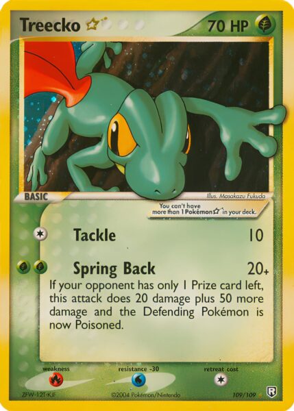 Treecko-Goldstar-109-EX-Team-Rocket-Returns-Pokémon-Karte-Englisch