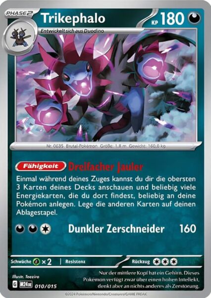 Trikephalo-010-015-M24-DE-Dragon-Discovery-Mc-Donalds-Pokémon-Karte-2025-Deutsch