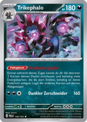 Trikephalo_140-193_Entwicklungen-in-Paldea_Pokémon-Karte