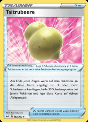 Tsitrubeere-182-Schwert-Schild-Pokémon-Karte