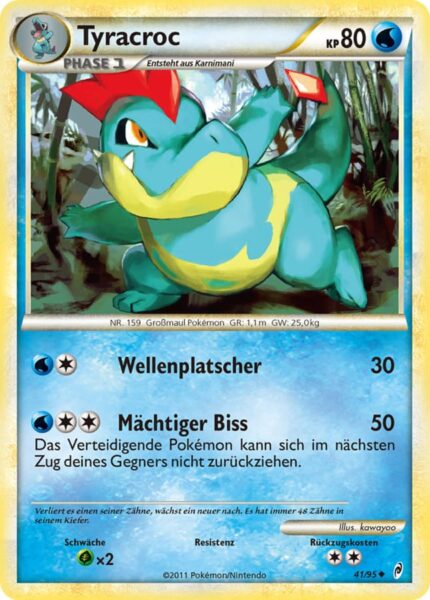 Tyracroc-41-95-Ruf-der-Legenden-Pokémon-Karte-Deutsch-TCG-Sammelkartenspiel