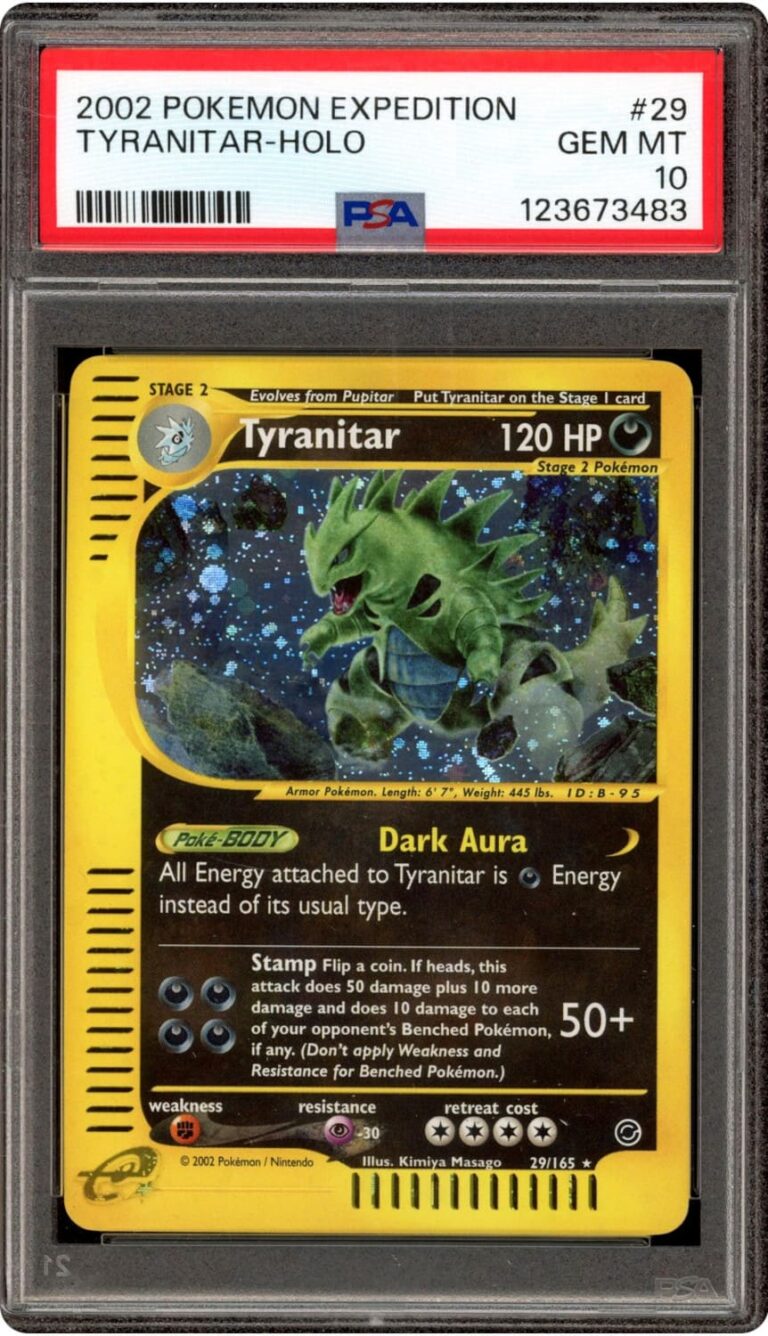 Tyranitar-Despotar-29-165-Expedition-Pokémon-Karte-PSA-10