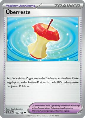 Überreste-163-165-Pokémon-Karmesin-Purpur-151-MEW-DE-Pokémon-Karte-Karten-Deutsch