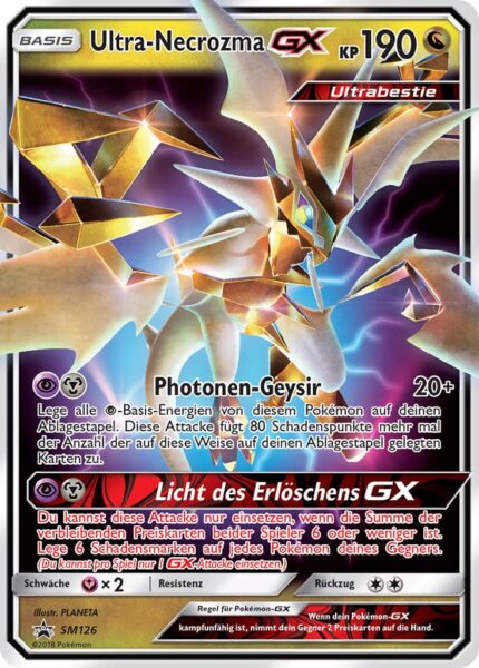 Ultra-Necrozma-GX-SM126-Black-Star-Promo-Pokémon-Karte-Majestät-der-Drachen