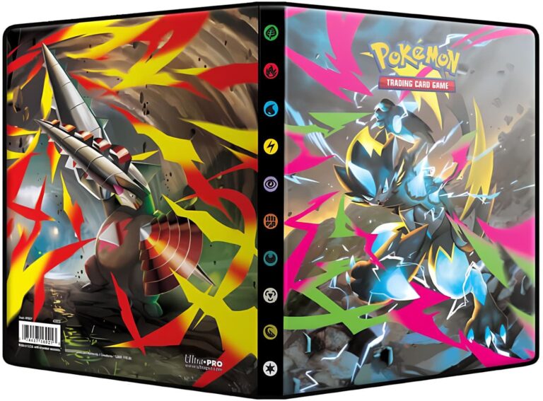Ultra-PRO-Pokémon-4-Pocket-Portfolio-Sammelalbum-Binder-Dunkelnacht-Pitch-Black-Mega-Zeraora-Stalobor-3