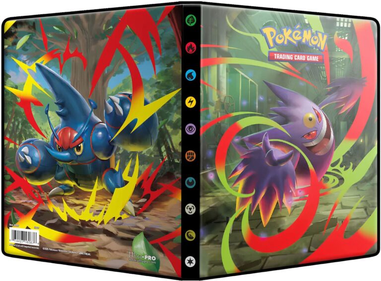 Ultra-PRO-Pokémon-4-Pocket-Portfolio-Sammelalbum-Binder-Fatale-Flammen-Phantasmal-Flames-Mega-Gengar-3
