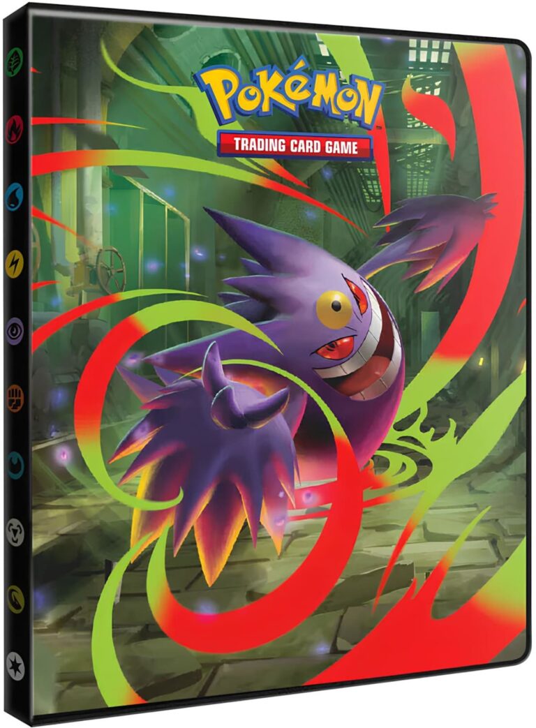 Ultra-PRO-Pokémon-4-Pocket-Portfolio-Sammelalbum-Binder-Fatale-Flammen-Phantasmal-Flames-Mega-Gengar