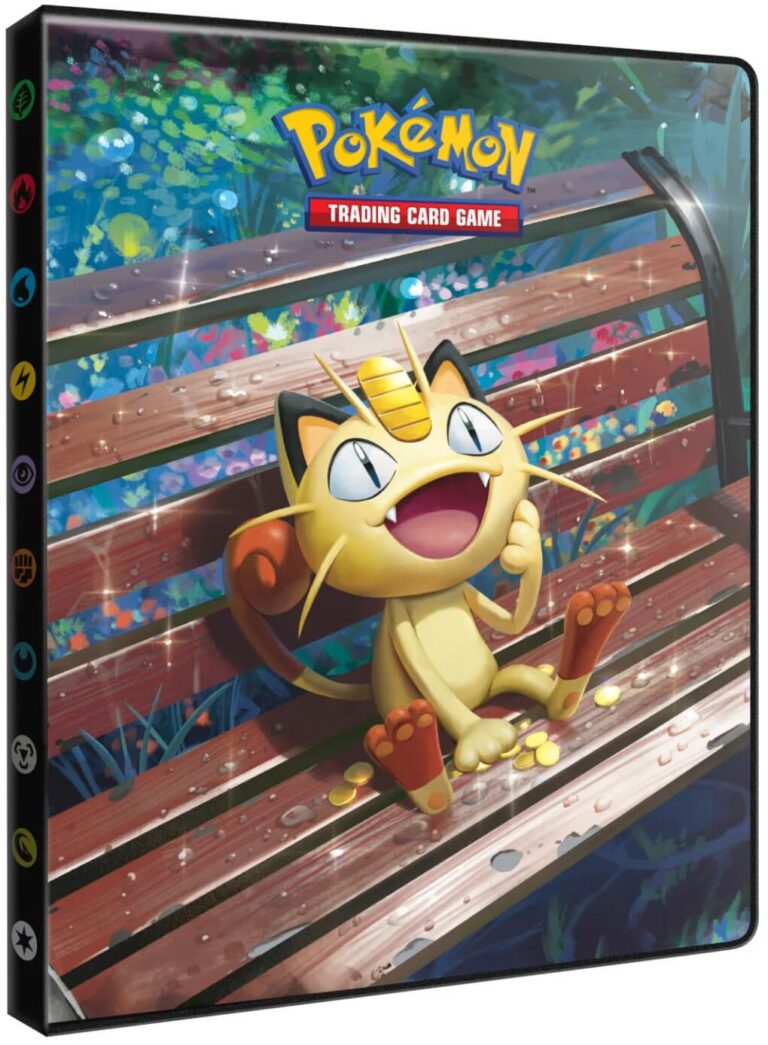 Ultra-PRO-Pokémon-4-Pocket-Portfolio-Sammelalbum-Binder-Optimale-Ordnung-Perfect-Order-Mauzi-Meowth-Mega-Starmie
