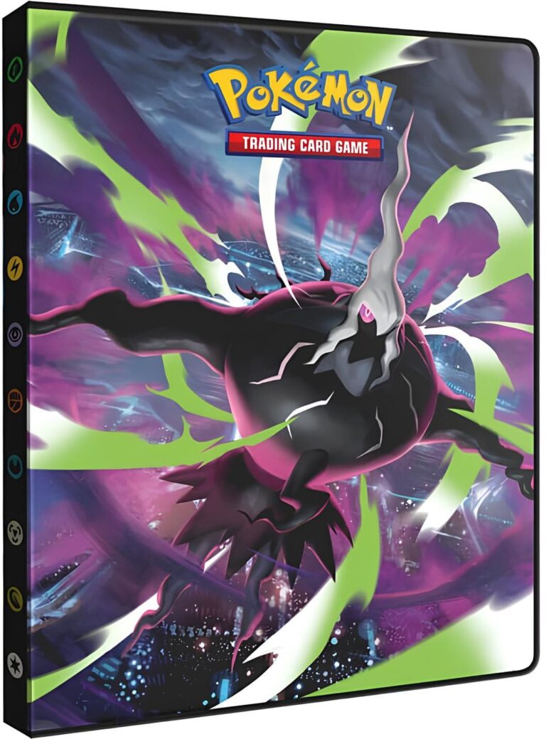 Ultra-PRO-Pokémon-9-Pocket-Portfolio-Sammelalbum-Binder-Dunkelnacht-Pitch-Black-Mega-Darkrai-Skelabra