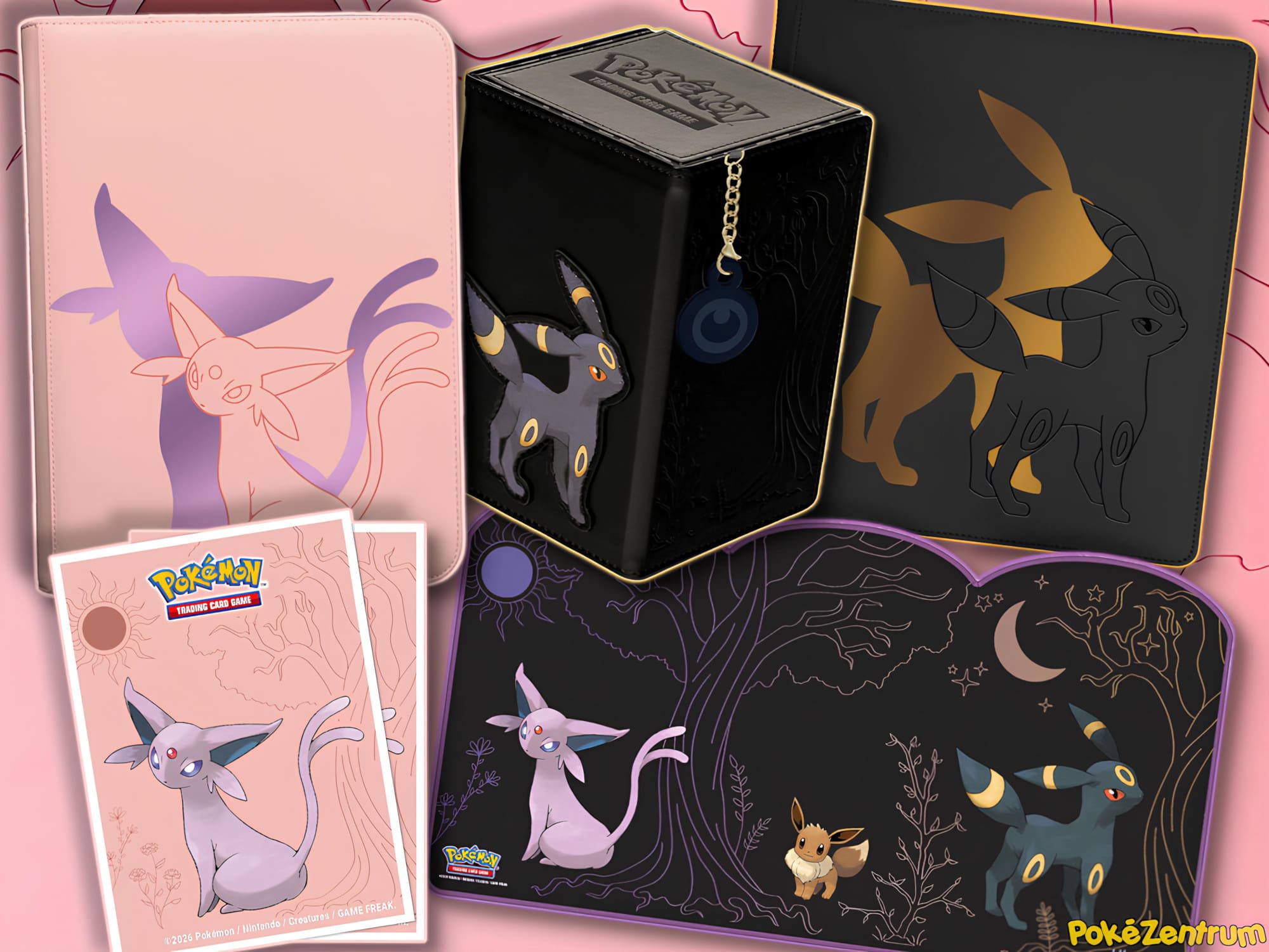 Ultra-PRO-Pokémon-Karten-Zubehör-Serie-Espeon-Umbreon-Psiana-Nachtara-TCG-Sammelkartenspiel-2026