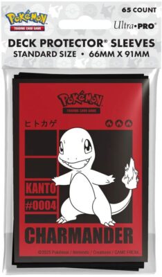 Ultra-PRO-Pokémon-Kartenhüllen-Sleeves-Deck-Protector-Charmander-Glumanda-Kanto-2025-neu
