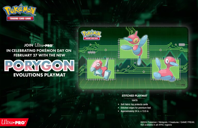Ultra-PRO-Pokémon-Playmat-Spielmatte-Porygon-evolutions-Banner-2024