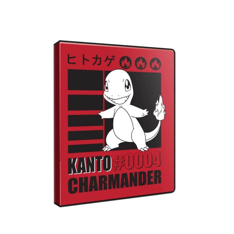 Ultra-Pro-Pokémon-4-Pocket-Portfolio-Sammelalbum-Charmander-Glumanda-Kanto-2025