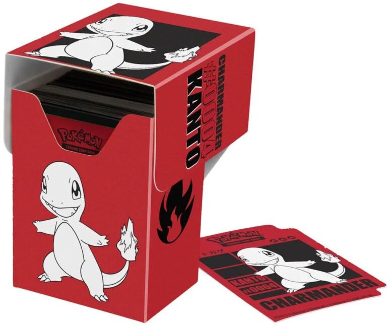 Ultra-Pro-Pokémon-Playmat-Deck-Box-Charmander-Glumanda-Kanto-2025-neu