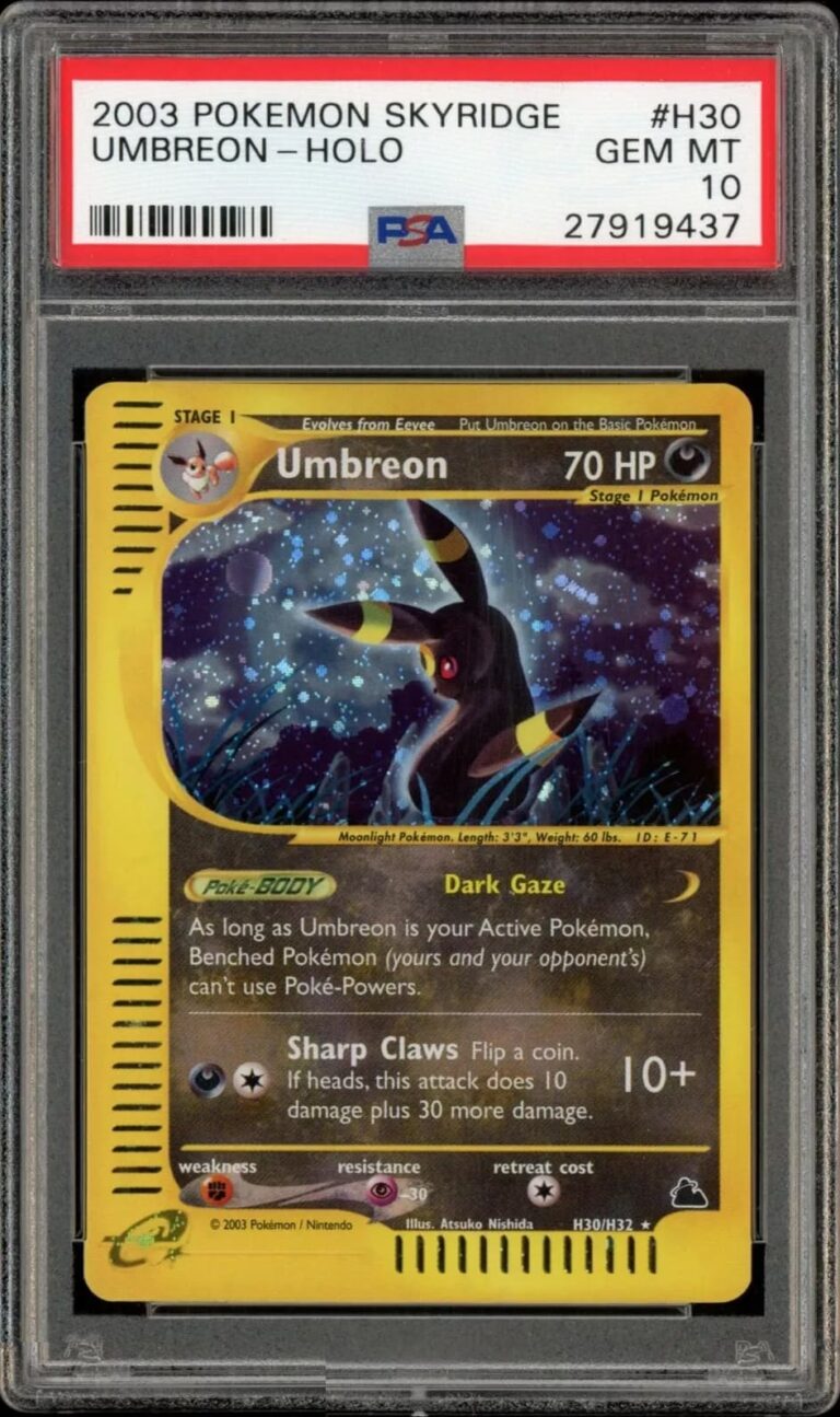 Umbreon-H30-Skyridge-Holo-Pokémon-Karte-PSA-10-Englisch-2003