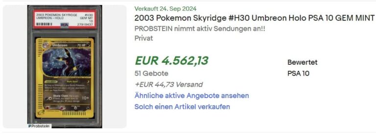 Umbreon-H30-Skyridge-PSA-10-Top-Verkäufe-Höchstpreise-ebay-2024