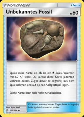 Unbekanntes-Fossil-207-Welten-im-Wandel_Pokémon-Karte