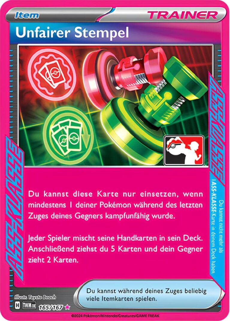 Unfairer-Stempel-165-167-Preispack-Serie-6-Pokémon-Karte-Deutsch-TCG-Sammelkartenspiel-2025