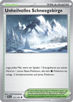 Unheilvolles-Schneegebirge_174-193_Entwicklungen-in-Paldea_Pokémon-Karte