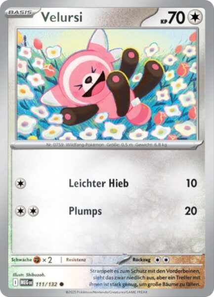 Velursi-111-132-Mega-Entwicklung-Pokémon-Karte-Deutsch