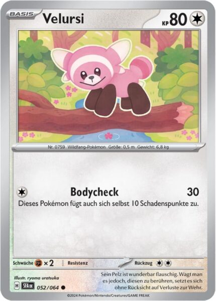 Velursi_052-064_SFA-DE_Nebel-der-Sagen_Pokémon-Karte_Deutsch-TCG-Sammelkartenspiel_Karmesin-Purpur