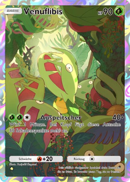 Venuflibis-158-207-Kollision-von-Raum-und-Zeit-Pokémon-TCG-Sammelkartenspiel-Pocket-Illustration-Rare-Karte