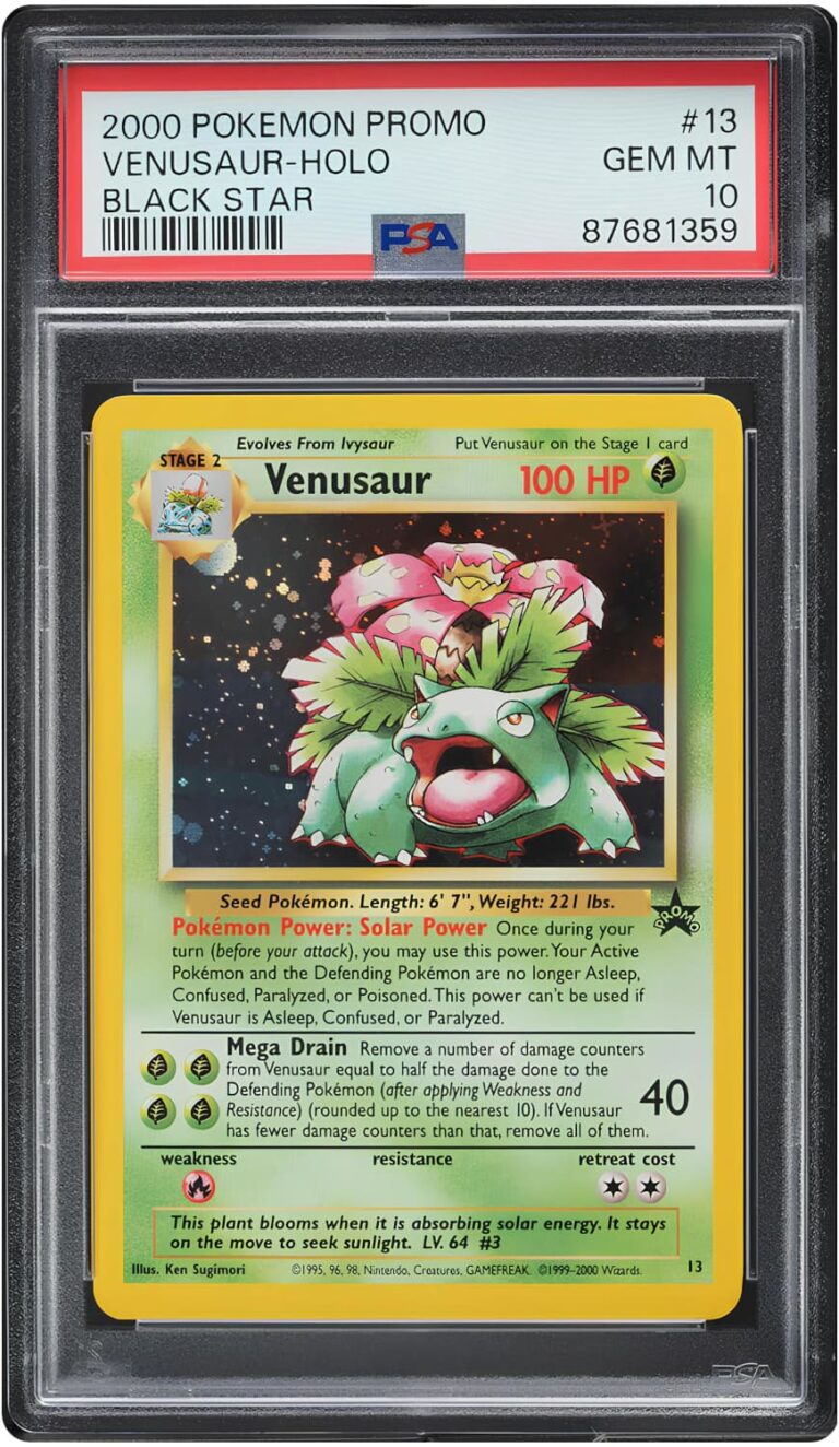 Venusaur-Bisaflor-Wizards-Black-Star-Promo-13-Pokémon-Karte-PSA-10